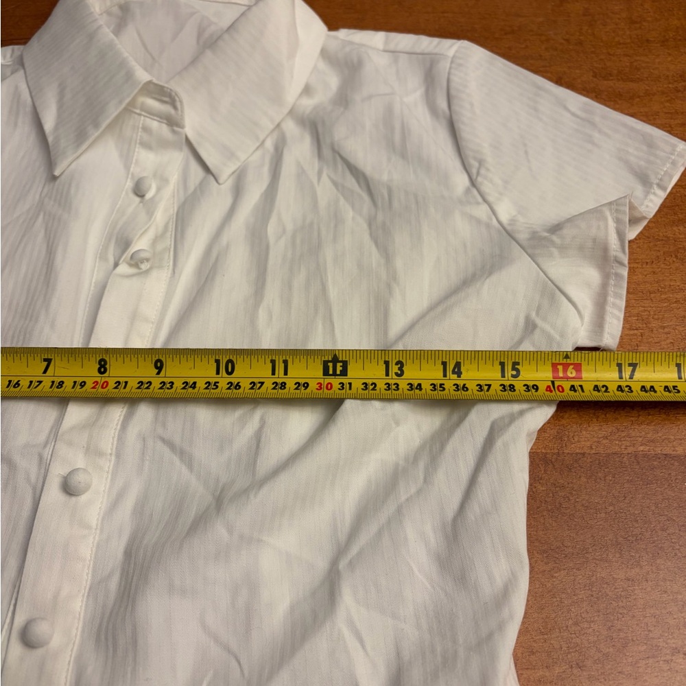 Princess Polly White Button-Down Shirt - Picture 5 of 8